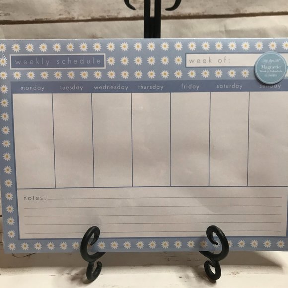 Blue Daisy Notebook Planner File Folder Bundle - Picture 4 of 7